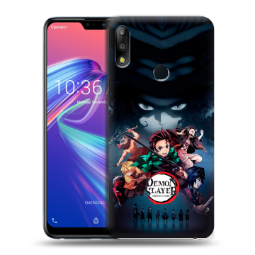 Силиконовый чехол на ASUS ZenFone Max Pro M2 с принтом Demon Slayer Клинок рассекающий демонов Силиконовый чехол на ASUS ZenFone Max Pro M2 с принтом Demon Slayer Клинок рассекающий демонов