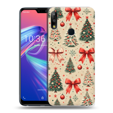 Силиконовый чехол на ASUS ZenFone Max Pro M2 с принтом Новый год Силиконовый чехол на ASUS ZenFone Max Pro M2 с принтом Новый год