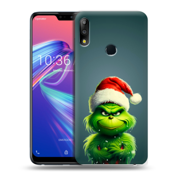 Силиконовый чехол на ASUS ZenFone Max Pro M2 с принтом Новый год Силиконовый чехол на ASUS ZenFone Max Pro M2 с принтом Новый год