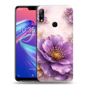 Силиконовый чехол на ASUS ZenFone Max Pro M2 с принтом женский