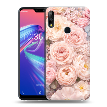 Силиконовый чехол на ASUS ZenFone Max Pro M2 с принтом женский