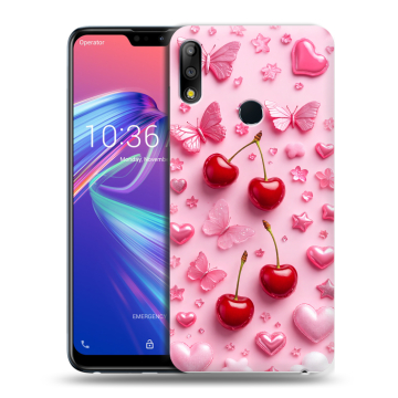 Силиконовый чехол на ASUS ZenFone Max Pro M2 с принтом для девочек