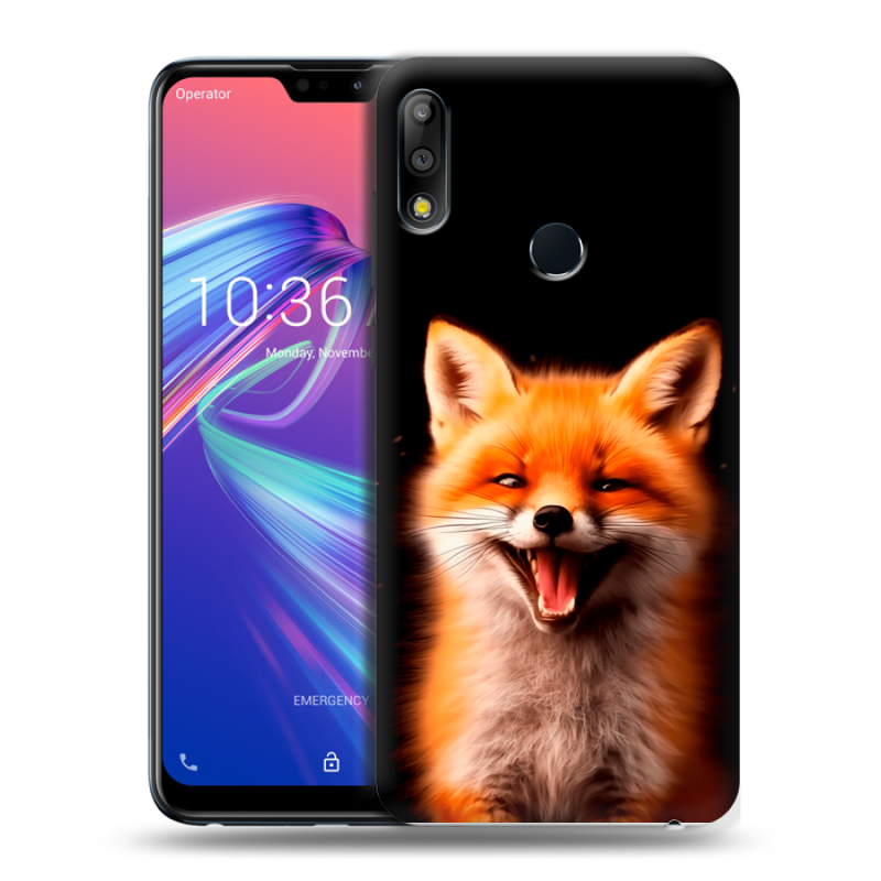 Пластиковый чехол на ASUS ZenFone Max Pro M2 с принтом Лиса Пластиковый чехол на ASUS ZenFone Max Pro M2 с принтом Лиса