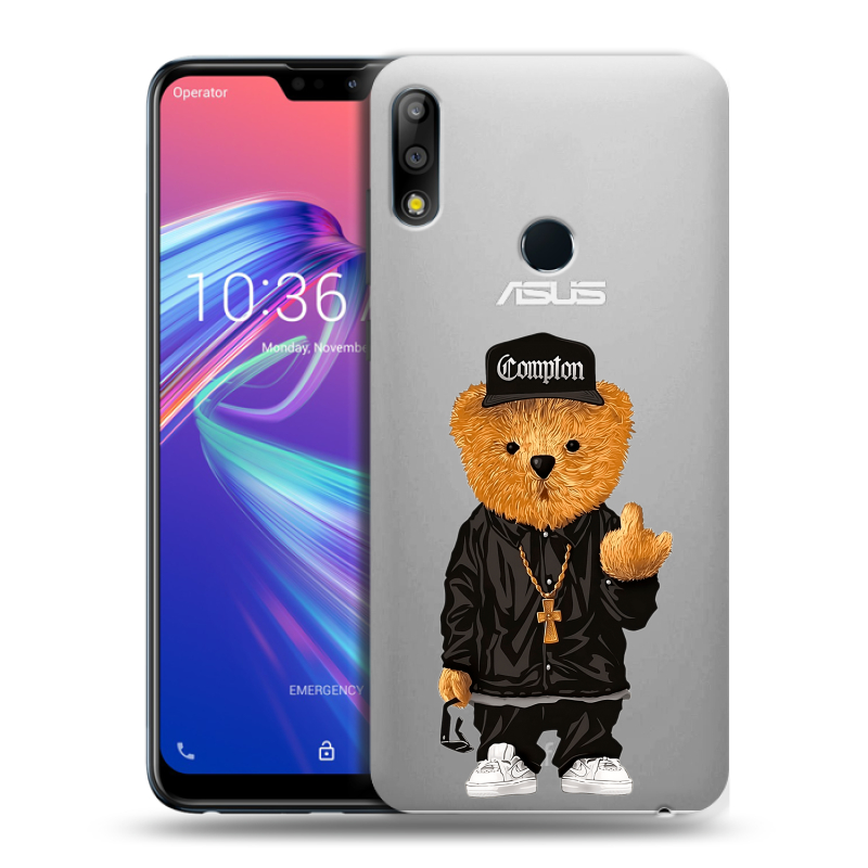 Пластиковый чехол на ASUS ZenFone Max Pro M2 с принтом Плюшевый медведь Пластиковый чехол на ASUS ZenFone Max Pro M2 с принтом Плюшевый медведь