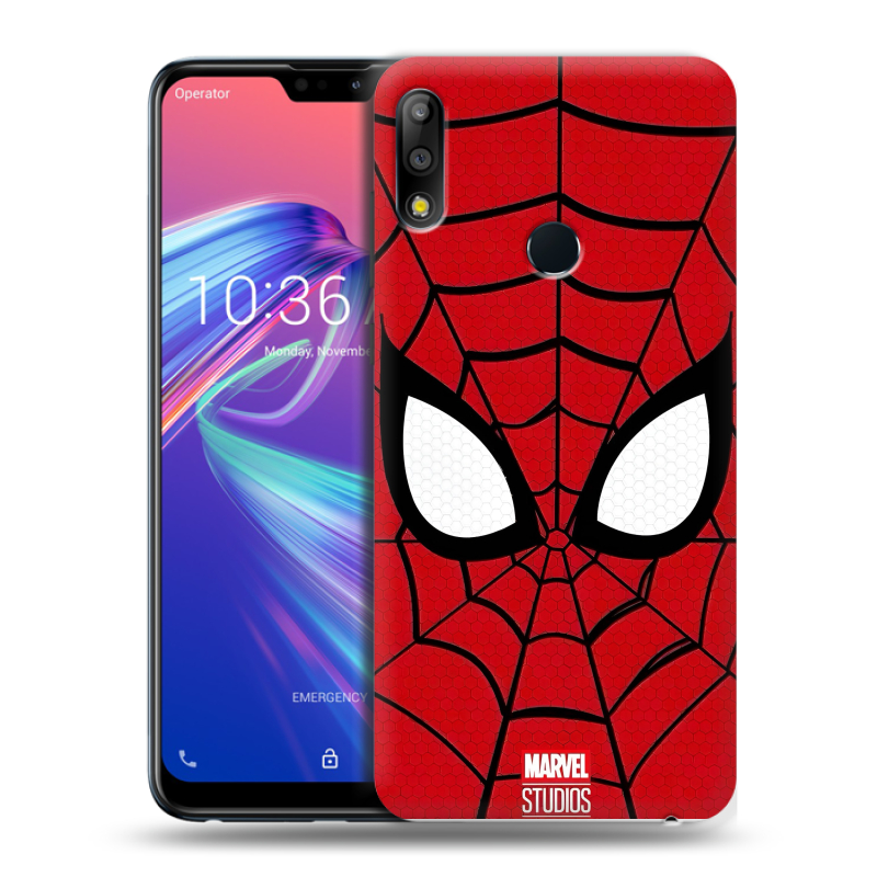 Силиконовый чехол на ASUS ZenFone Max Pro M2 с принтом человек паук spiderman Силиконовый чехол на ASUS ZenFone Max Pro M2 с принтом человек паук spiderman
