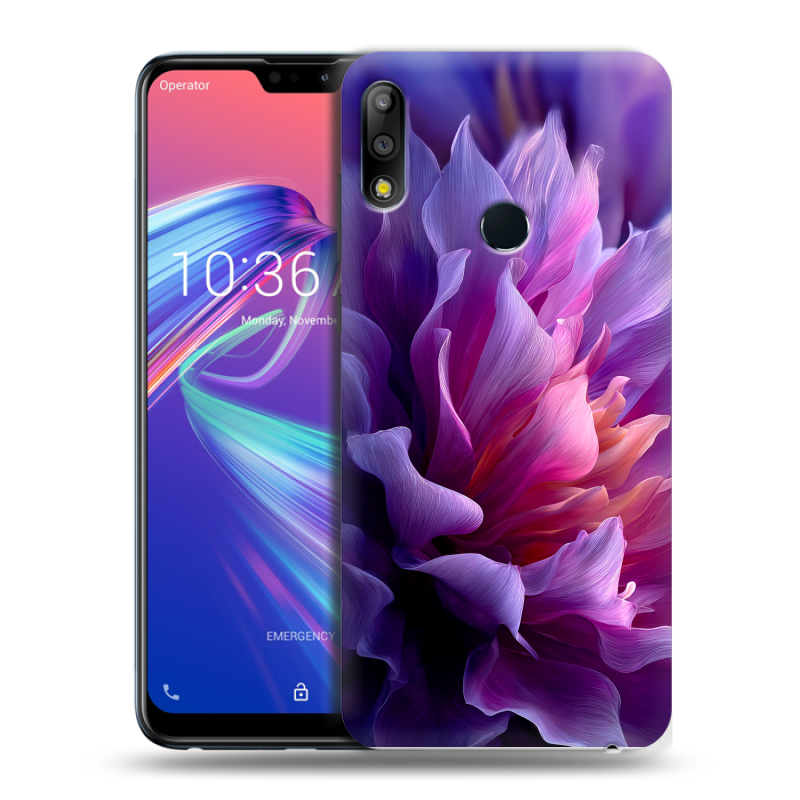 Пластиковый чехол на ASUS ZenFone Max Pro M2 с принтом женский цветы Пластиковый чехол на ASUS ZenFone Max Pro M2 с принтом женский цветы