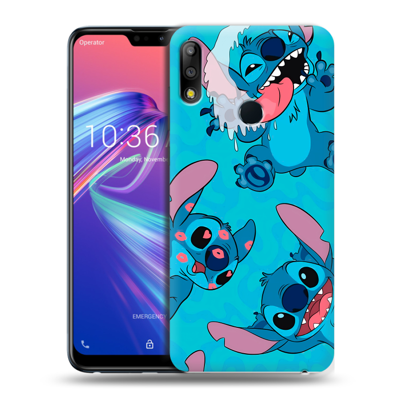 Силиконовый чехол на ASUS ZenFone Max Pro M2 с принтом Лило и Стич Силиконовый чехол на ASUS ZenFone Max Pro M2 с принтом Лило и Стич