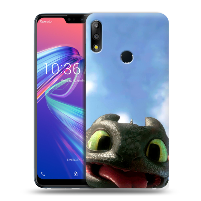 Силиконовый чехол на ASUS ZenFone Max Pro M2 с принтом Как приручить дракона Силиконовый чехол на ASUS ZenFone Max Pro M2 с принтом Как приручить дракона