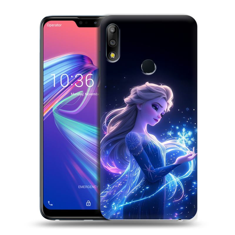 Силиконовый чехол на ASUS ZenFone Max Pro M2 с принтом Холодное сердце Frozen Силиконовый чехол на ASUS ZenFone Max Pro M2 с принтом Холодное сердце Frozen