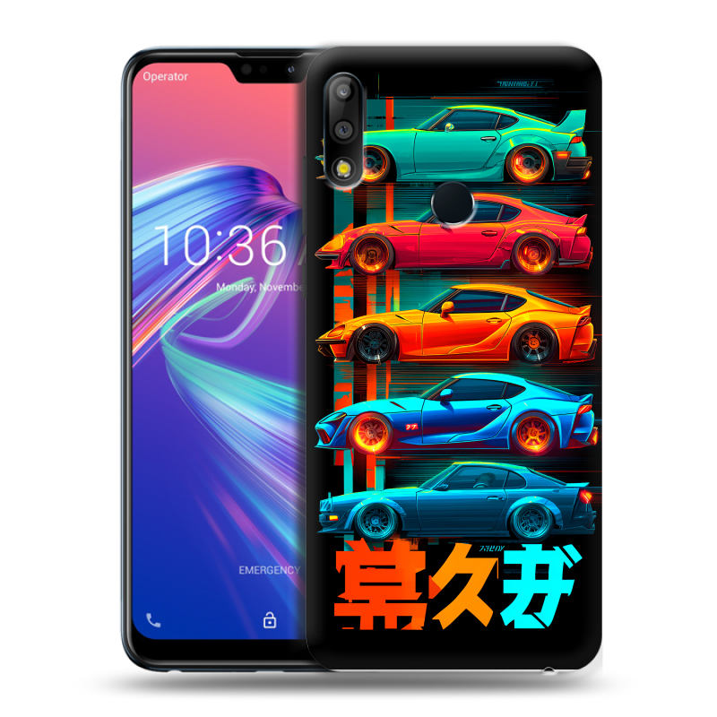 Силиконовый чехол на ASUS ZenFone Max Pro M2 с принтом машины тачки Силиконовый чехол на ASUS ZenFone Max Pro M2 с принтом машины тачки