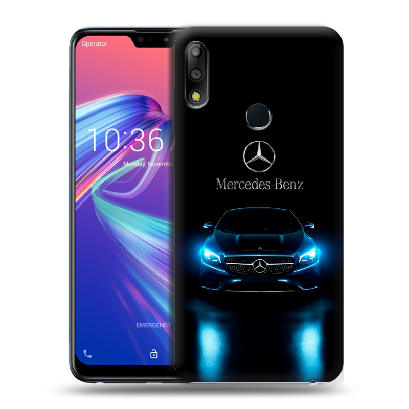 Силиконовый чехол на ASUS ZenFone Max Pro M2 с принтом Mercedes Мерседес Силиконовый чехол на ASUS ZenFone Max Pro M2 с принтом Mercedes Мерседес