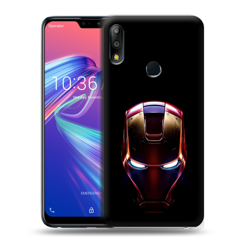 Силиконовый чехол на ASUS ZenFone Max Pro M2 с принтом IronMan Железный человек Силиконовый чехол на ASUS ZenFone Max Pro M2 с принтом IronMan Железный человек