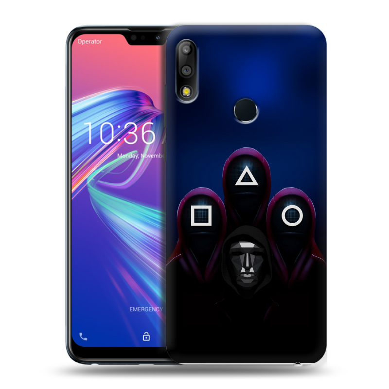Силиконовый чехол на ASUS ZenFone Max Pro M2 с принтом Игра Кальмара Силиконовый чехол на ASUS ZenFone Max Pro M2 с принтом Игра Кальмара