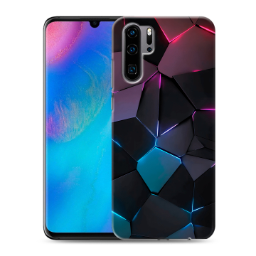 Силиконовый чехол на Huawei P30 Pro с принтом Геометрия неона Силиконовый чехол на Huawei P30 Pro с принтом Геометрия неона