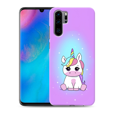 Силиконовый чехол на Huawei P30 Pro с принтом Единорог Силиконовый чехол на Huawei P30 Pro с принтом Единорог