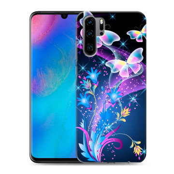Силиконовый чехол на Huawei P30 Pro с принтом Бабочки Силиконовый чехол на Huawei P30 Pro с принтом Бабочки