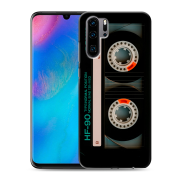 Силиконовый чехол на Huawei P30 Pro с принтом Кассета