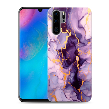 Силиконовый чехол на Huawei P30 Pro с принтом Мрамор Силиконовый чехол на Huawei P30 Pro с принтом Мрамор
