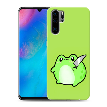 Силиконовый чехол на Huawei P30 Pro с принтом Лягушенок
