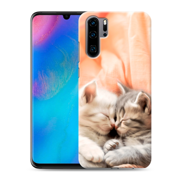 Силиконовый чехол на Huawei P30 Pro с принтом Котята Силиконовый чехол на Huawei P30 Pro с принтом Котята