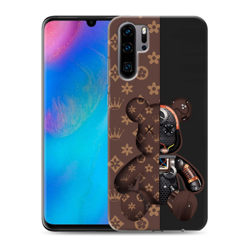 Силиконовый чехол на Huawei P30 Pro с принтом Луи робот