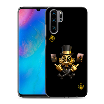 Силиконовый чехол на Huawei P30 Pro с принтом Золотой скрудж макдак