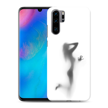 Силиконовый чехол на Huawei P30 Pro с принтом Силуэт