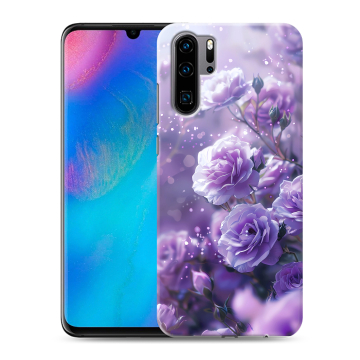 Силиконовый чехол на Huawei P30 Pro с принтом Розы цветы