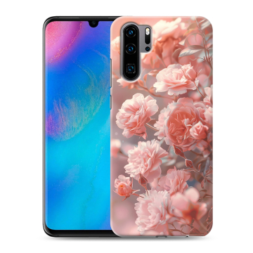 Силиконовый чехол на Huawei P30 Pro с принтом Розовые розы