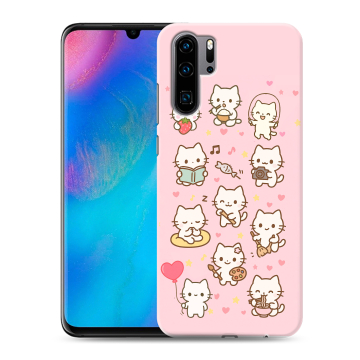 Силиконовый чехол на Huawei P30 Pro с принтом Hello Kitty Хелоу Кити