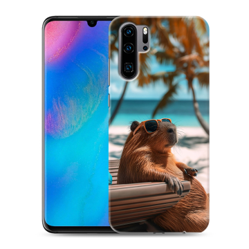 Силиконовый чехол на Huawei P30 Pro с принтом Капибара
