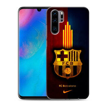 Силиконовый чехол на Huawei P30 Pro с принтом Барселона Barcelona