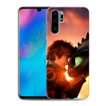 Силиконовый чехол на Huawei P30 Pro с принтом Как приручить дракона Силиконовый чехол на Huawei P30 Pro с принтом Как приручить дракона