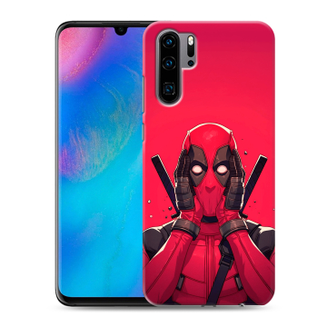 Силиконовый чехол на Huawei P30 Pro с принтом Дедпул Deadpool Силиконовый чехол на Huawei P30 Pro с принтом Дедпул Deadpool