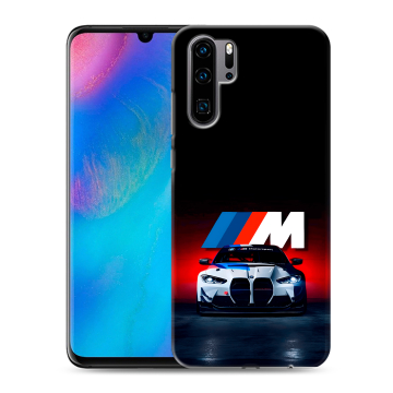 Силиконовый чехол на Huawei P30 Pro с принтом БМВ BMW
