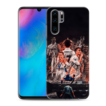 Силиконовый чехол на Huawei P30 Pro с принтом Реал Роналдо Real Ronaldo