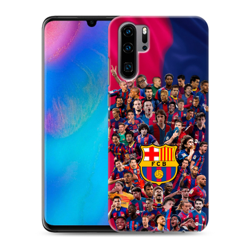 Силиконовый чехол на Huawei P30 Pro с принтом Барселона Barcelona