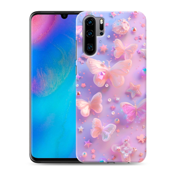 Силиконовый чехол на Huawei P30 Pro с принтом Бабочки