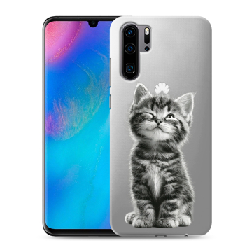 Силиконовый чехол на Huawei P30 Pro с принтом Котенок Силиконовый чехол на Huawei P30 Pro с принтом Котенок