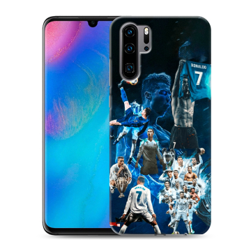 Силиконовый чехол на Huawei P30 Pro с принтом Реал Роналдо