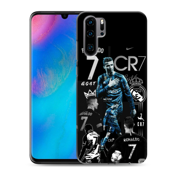 Силиконовый чехол на Huawei P30 Pro с принтом Реал Роналдо