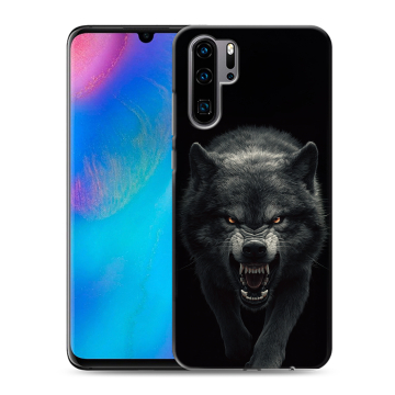 Силиконовый чехол на Huawei P30 Pro с принтом Волк Силиконовый чехол на Huawei P30 Pro с принтом Волк