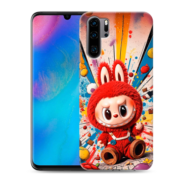 Силиконовый чехол на Huawei P30 Pro с принтом Labubu Лабубу Силиконовый чехол на Huawei P30 Pro с принтом Labubu Лабубу