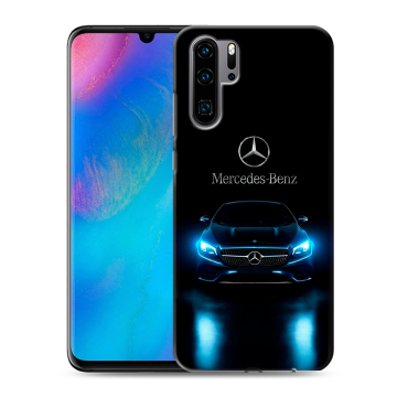 Силиконовый чехол на Huawei P30 Pro с принтом Mercedes Мерседес