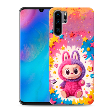 Силиконовый чехол на Huawei P30 Pro с принтом Labubu Лабубу