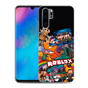 Силиконовый чехол на Huawei P30 Pro с принтом Roblox Роблокс