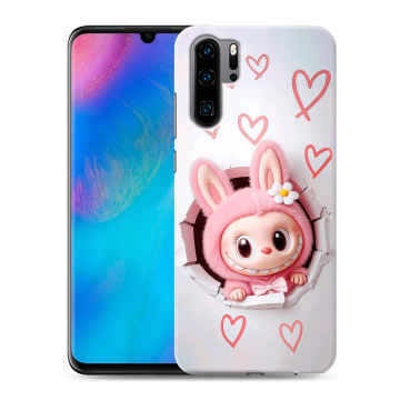 Силиконовый чехол на Huawei P30 Pro с принтом Labubu Лабубу