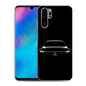 Силиконовый чехол на Huawei P30 Pro с принтом Mercedes Мерседес