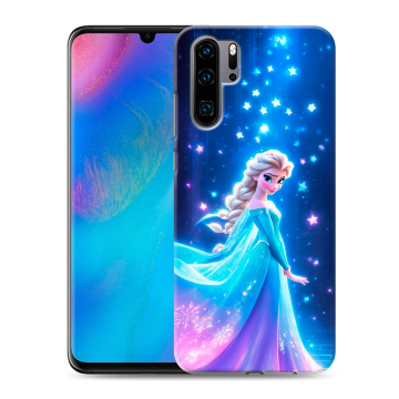 Силиконовый чехол на Huawei P30 Pro с принтом Холодное сердце Frozen