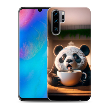 Силиконовый чехол на Huawei P30 Pro с принтом смешная панда Силиконовый чехол на Huawei P30 Pro с принтом смешная панда